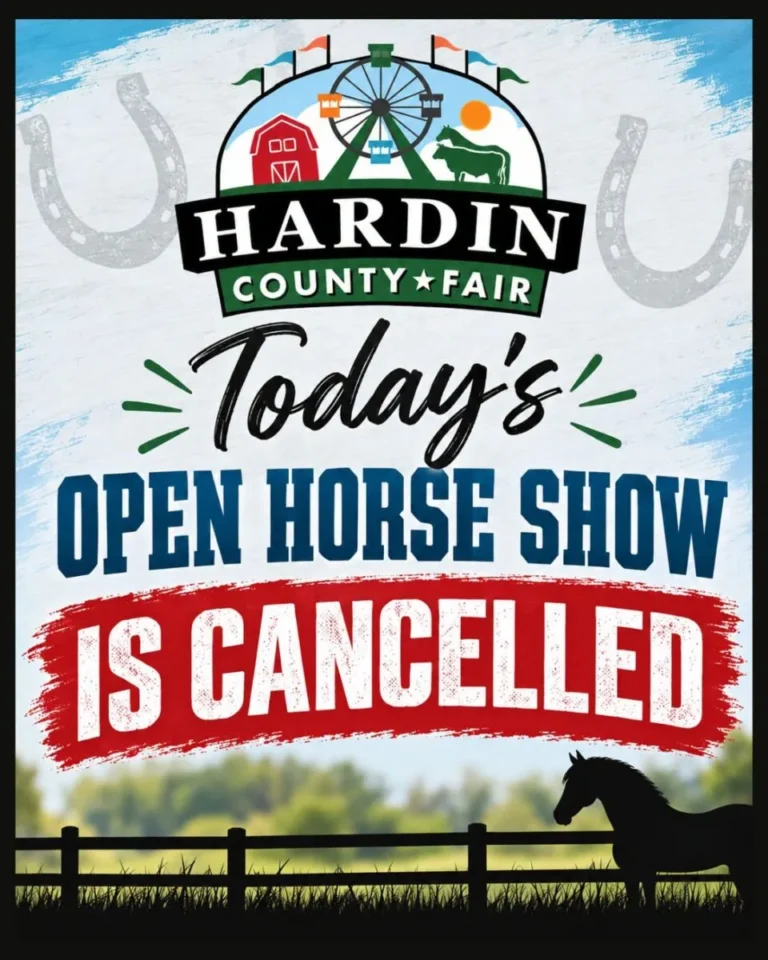 Open Horse Show is cancelled